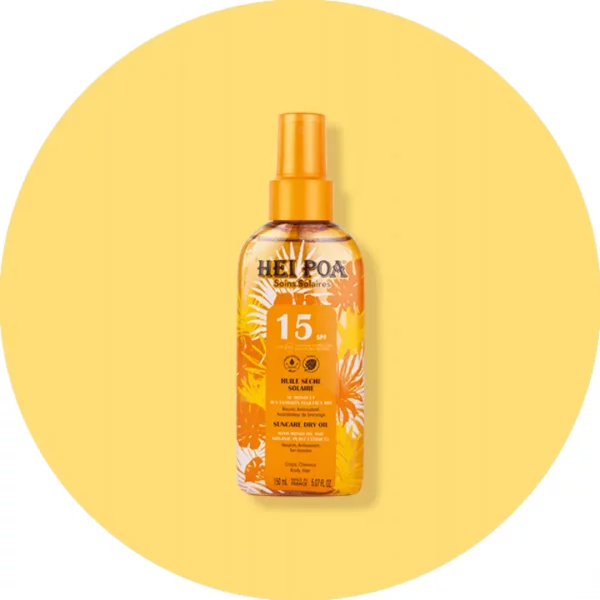 HEI POA Huile Solaire Monoï SPF15 Solaire