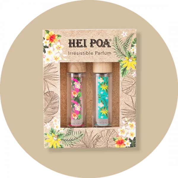 HEI POA COFFRET DUO EAUX DE TOILETTE AQUATIQUE & IDYLLIQUE coffret cadeau